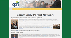 Desktop Screenshot of communityparentnetwork.org